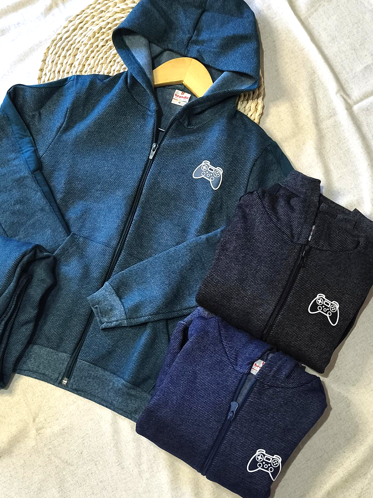 Conjunto jaqueta e calça jogger gamer