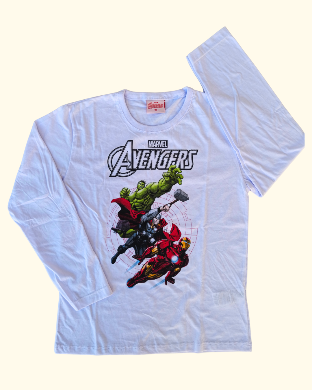 Camiseta manga longa Avengers