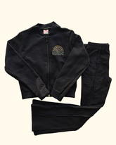 Conjunto jaqueta e calça flare magic