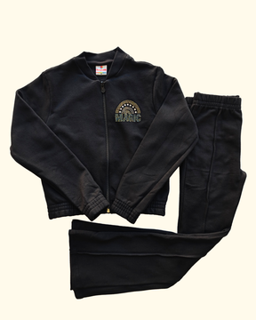 Conjunto jaqueta e calça flare magic