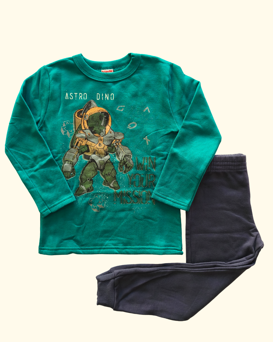 Conjunto blusão e calça jogger astro dino