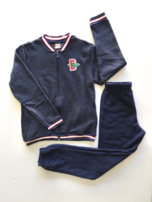 Conjunto jaqueta e calça jogger dinossauro