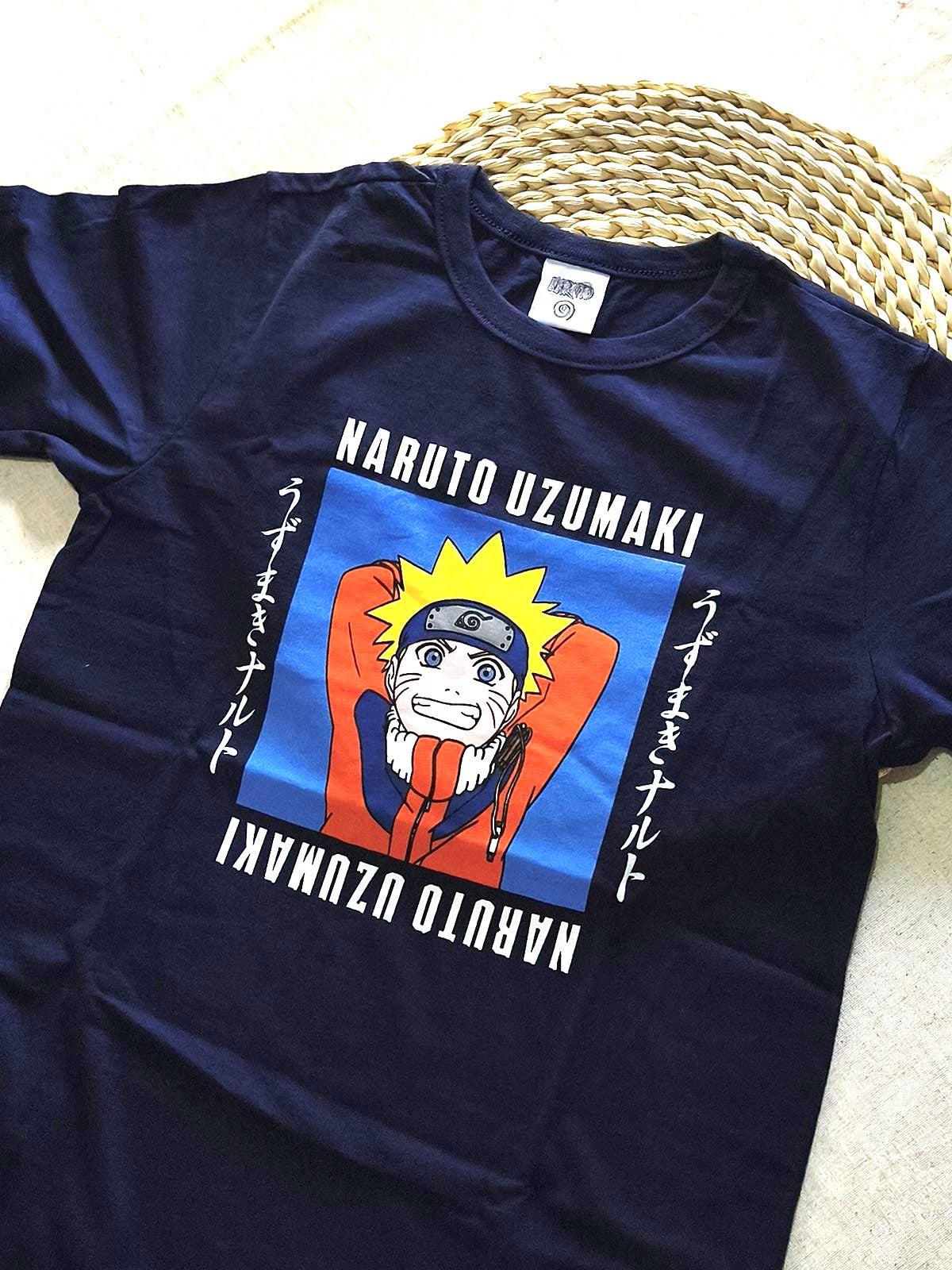 Camiseta masculina Naruto Uzumaki