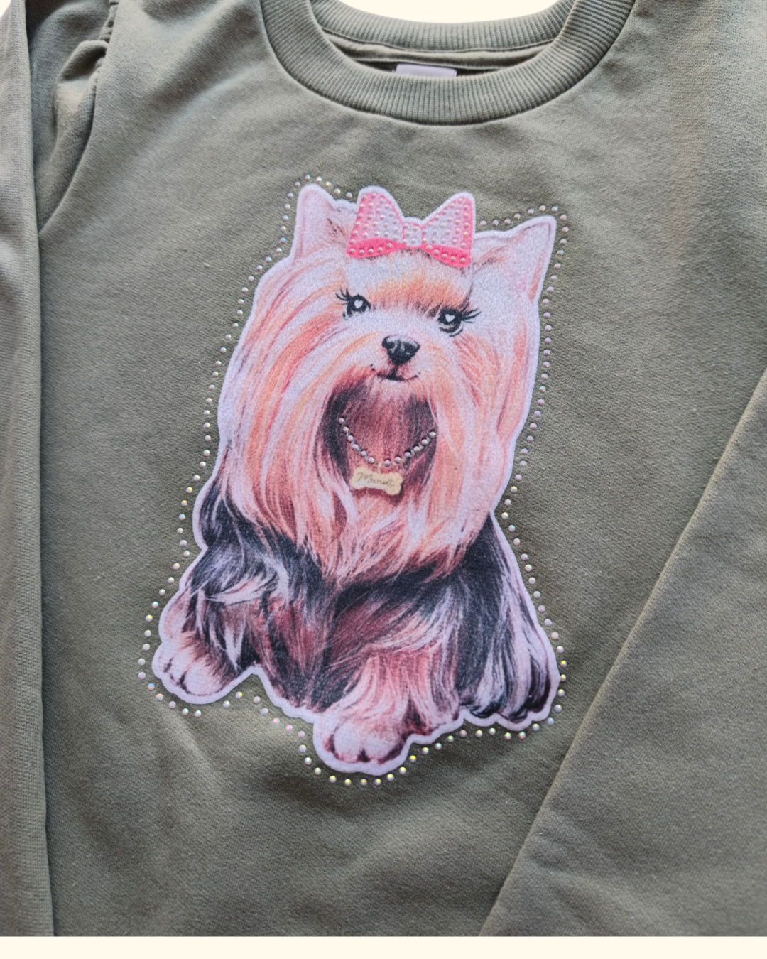 Conjunto blusão e calça legging cachorrinho