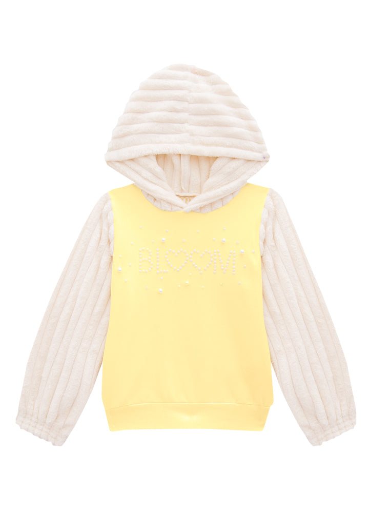 Conjunto Blusão e Calça - Amarelo Manteiga