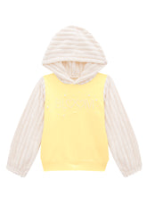 Conjunto Milli&Nina amarelo manteiga