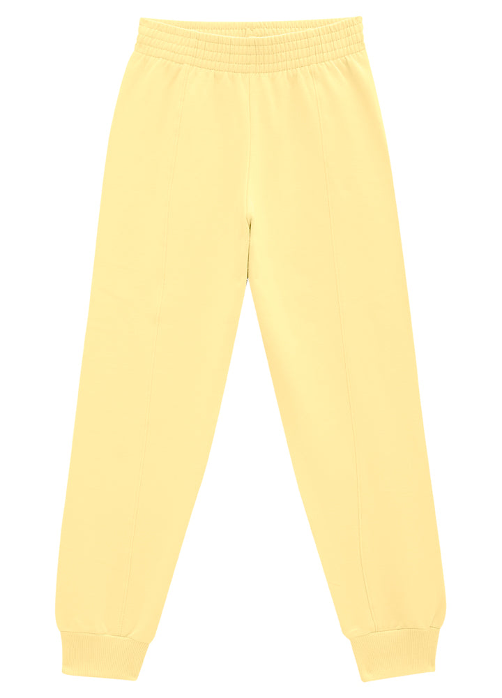 Conjunto Blusão e Calça - Amarelo Manteiga