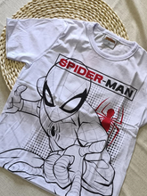 Camiseta branca Spider-Man