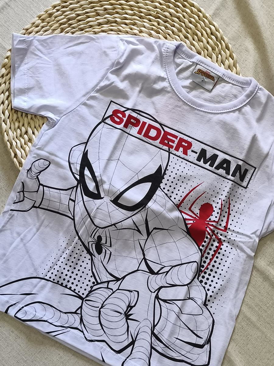Camiseta branca Spider-Man