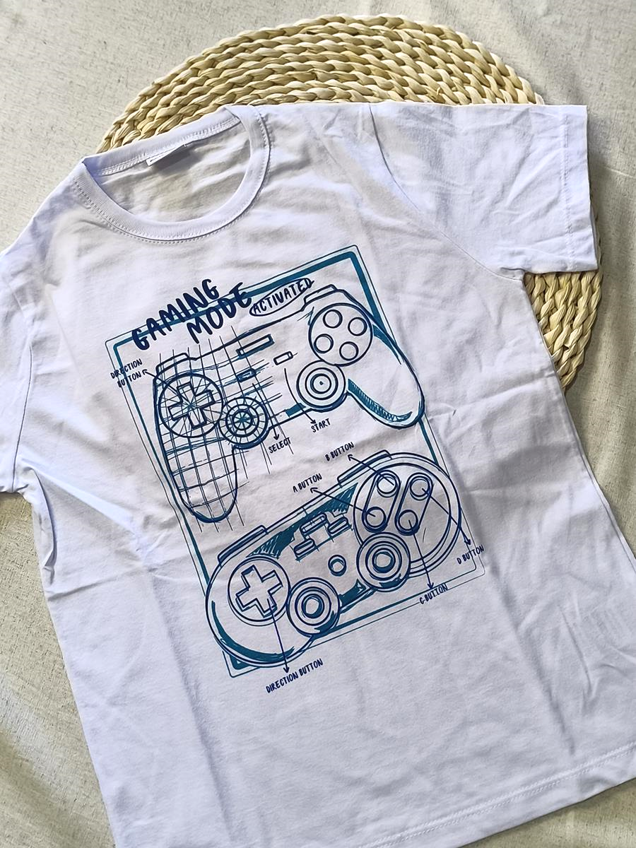 Camiseta masculina Gaming Mode