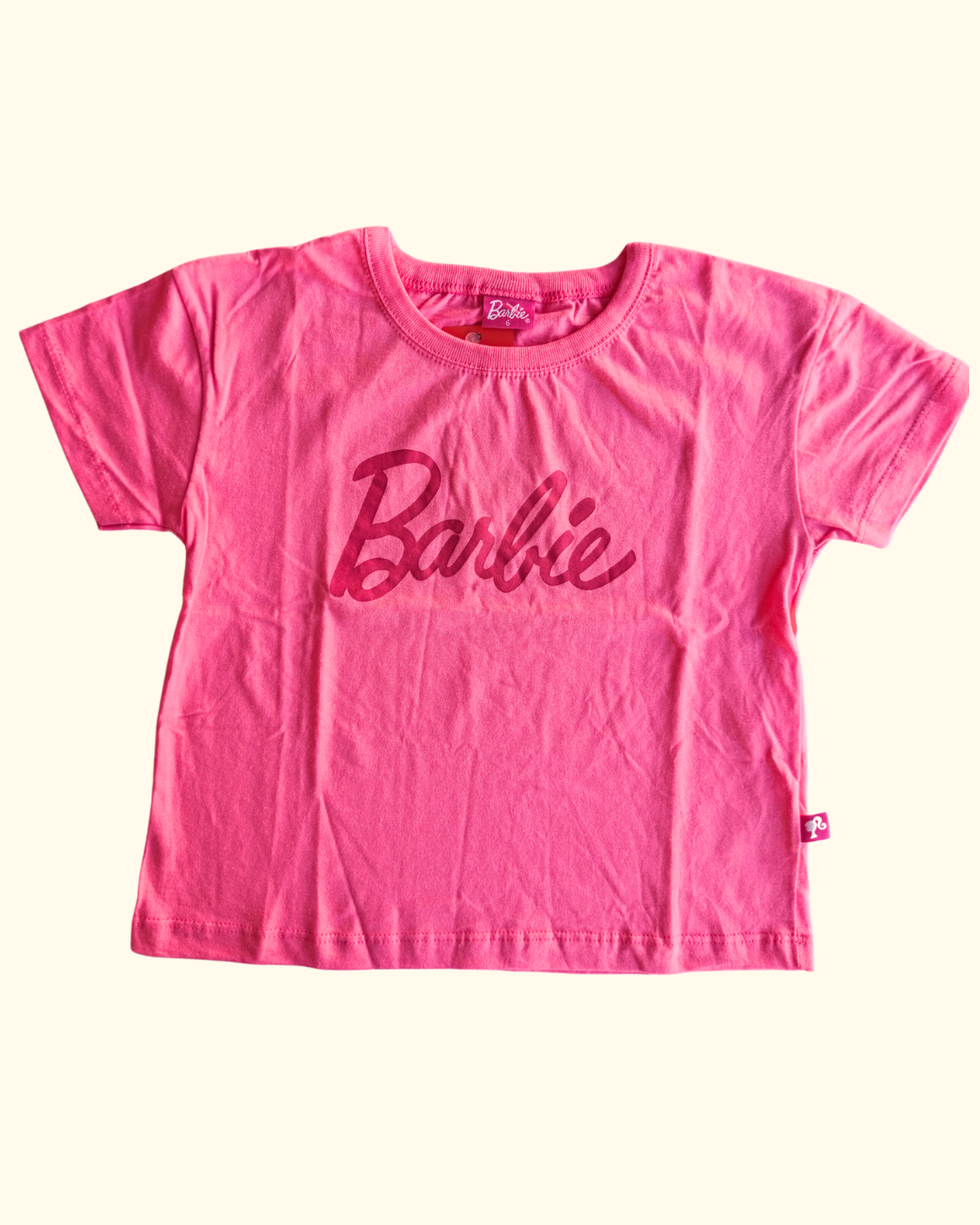 Camiseta cropped feminina Barbie