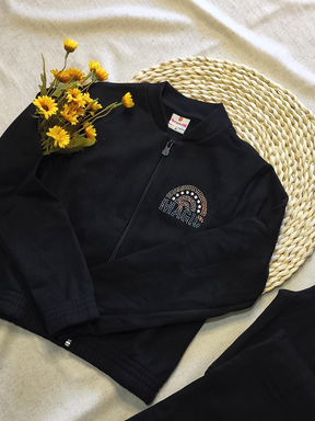 Conjunto jaqueta e calça flare magic