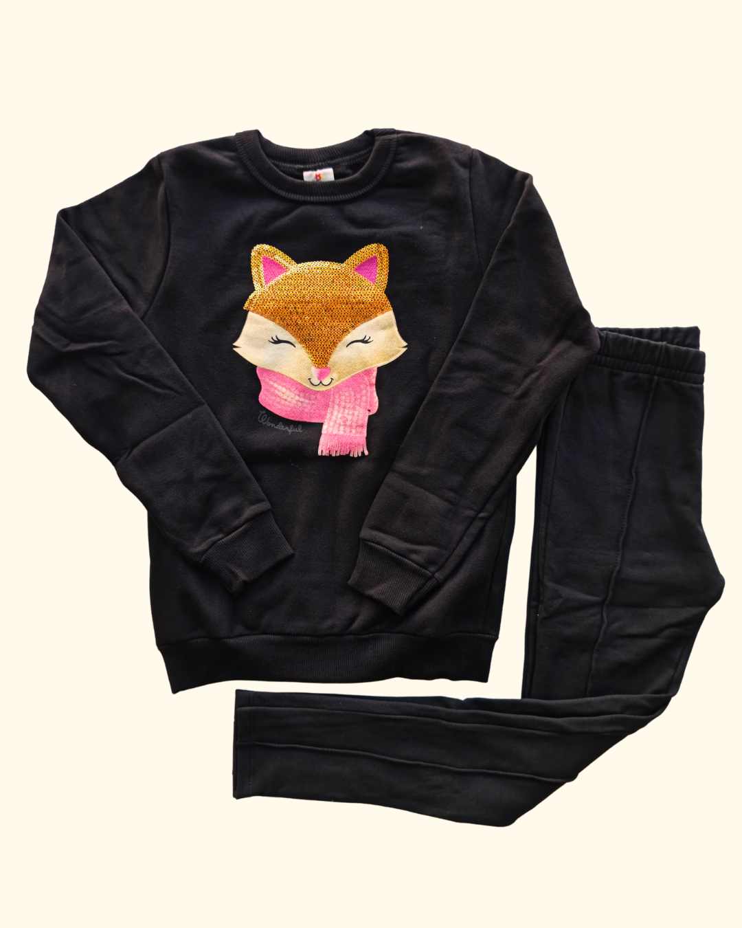 Conjunto blusão e calça legging raposa