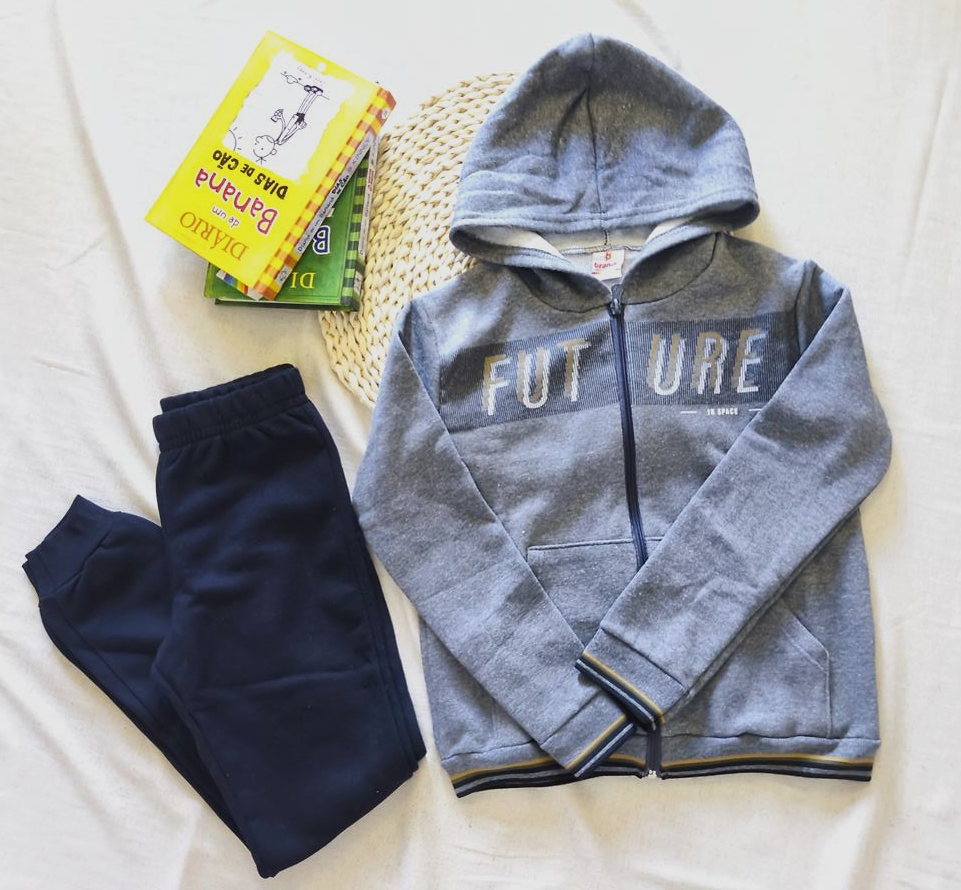 Conjunto jaqueta e calça jogger future