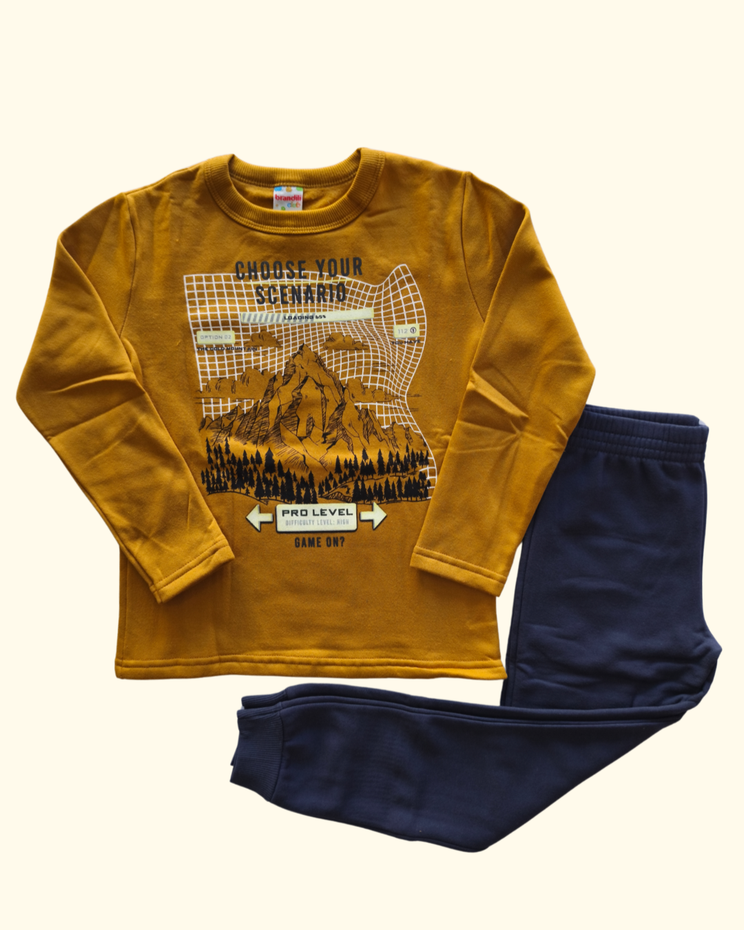 Conjunto blusão e calça jogger