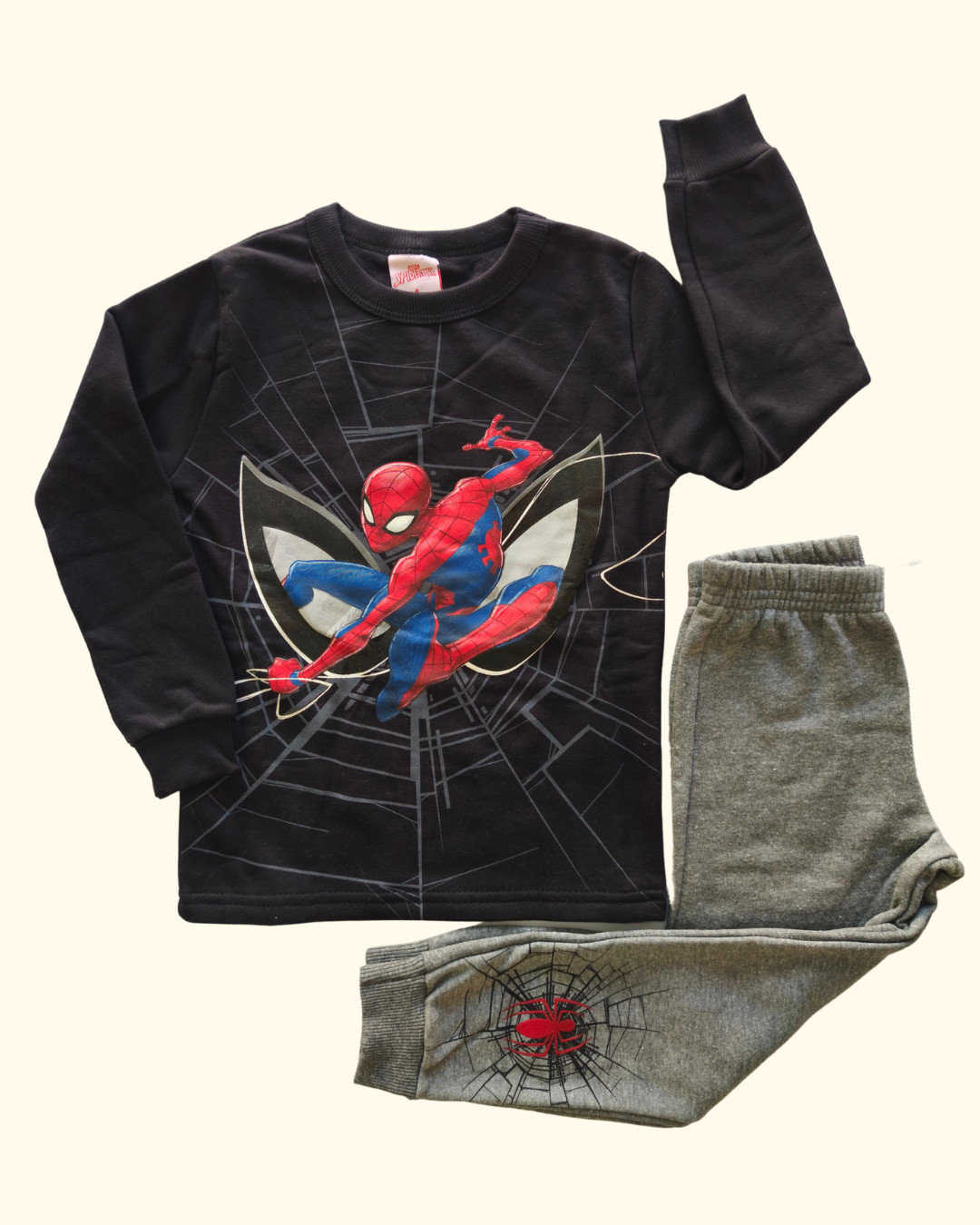 Conjunto blusão e calça jogger Spider Man