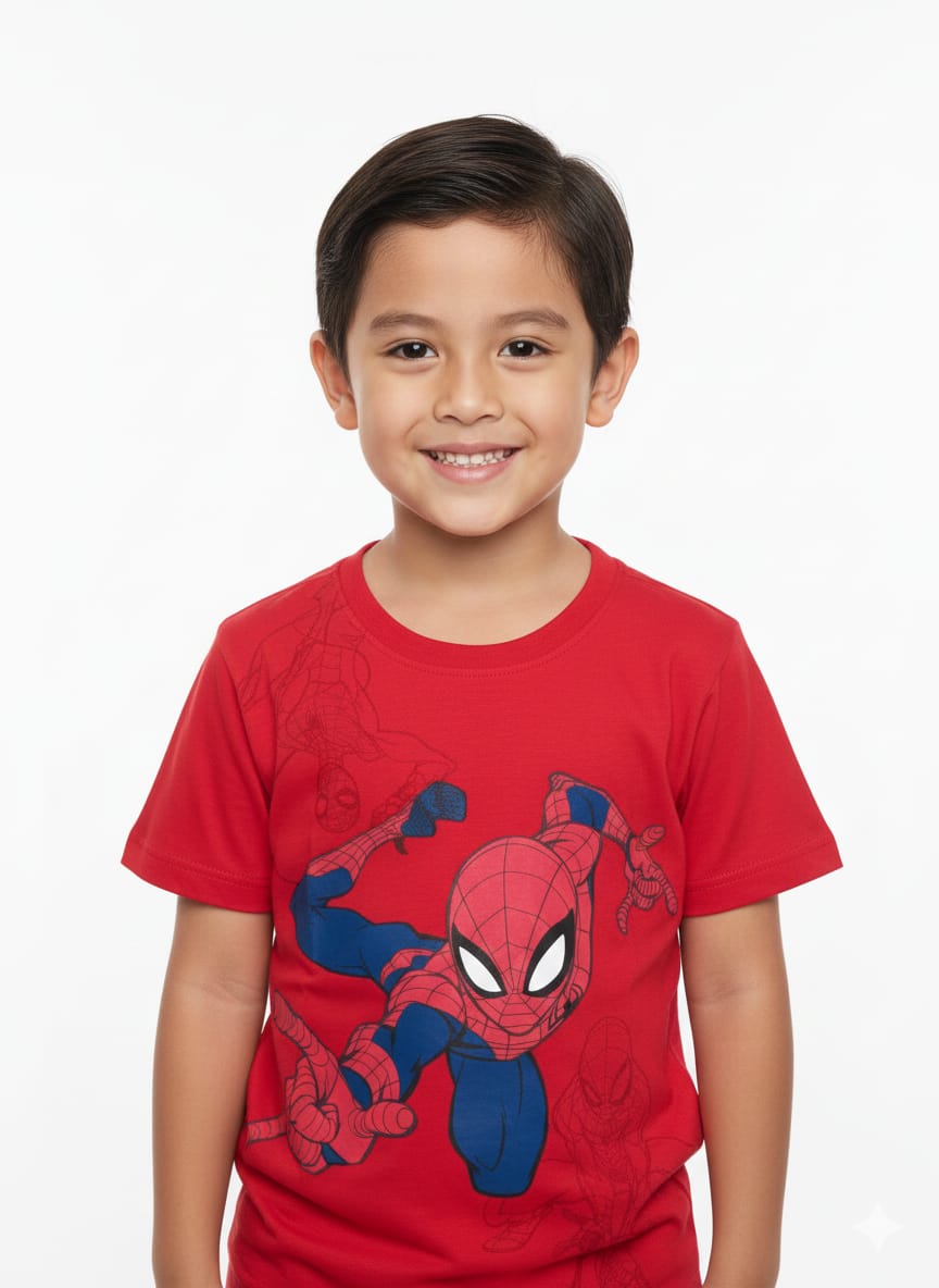 Camiseta SpiderMan- Vermelha