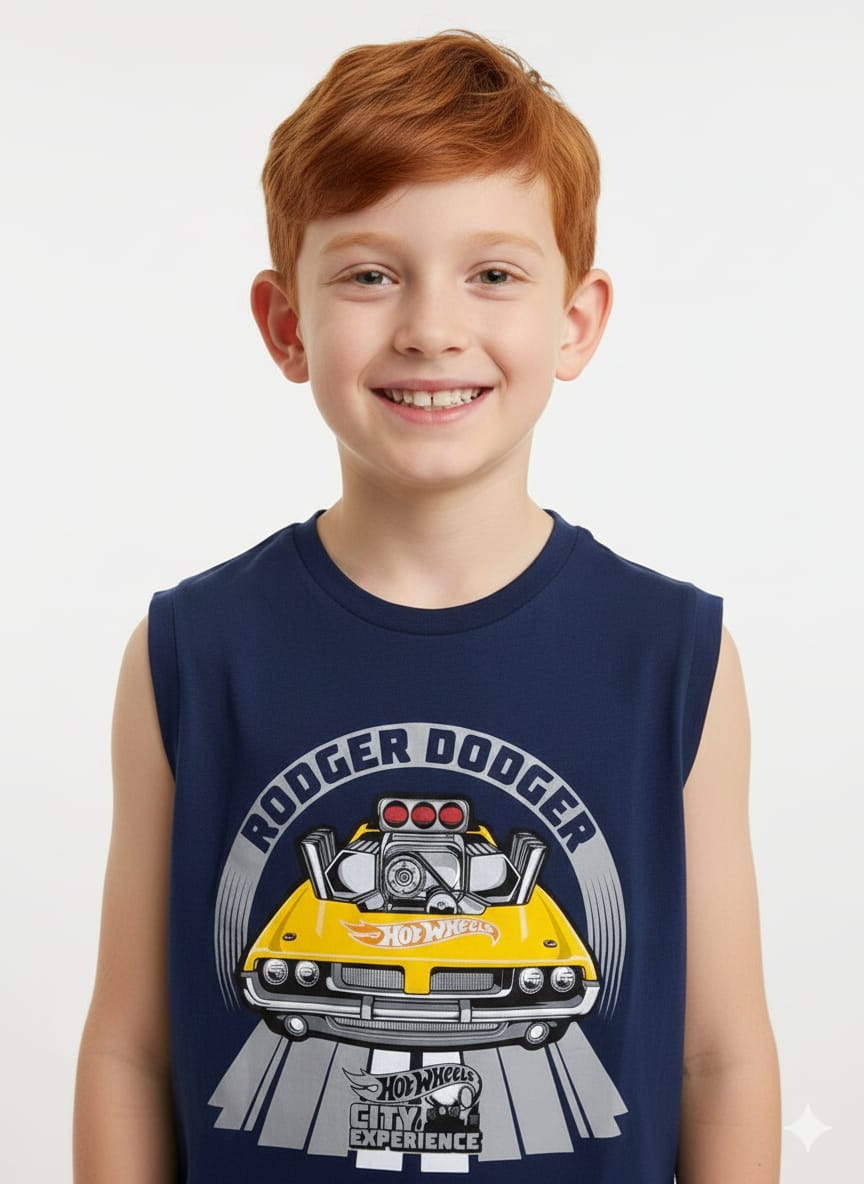 Regata Hot Wheels- Azul