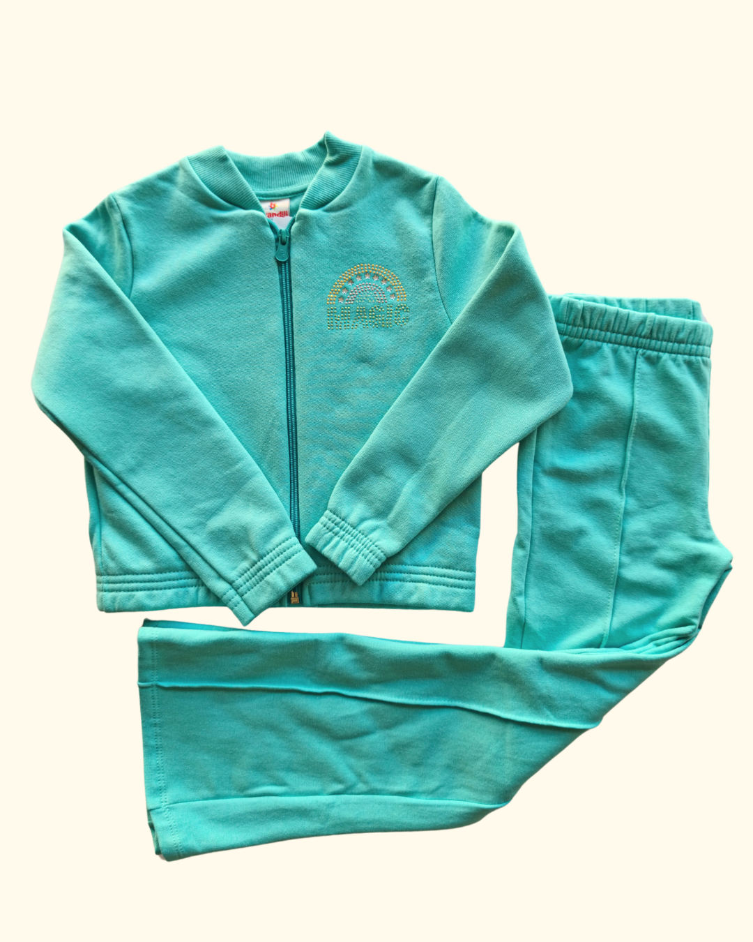 Conjunto jaqueta e calça flare magic