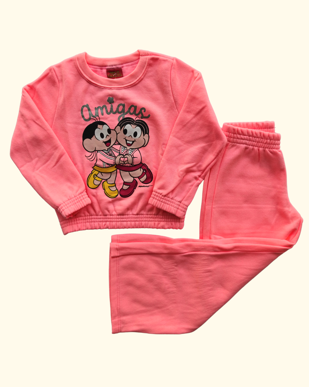 Conjunto blusão e calça wide leg Monica